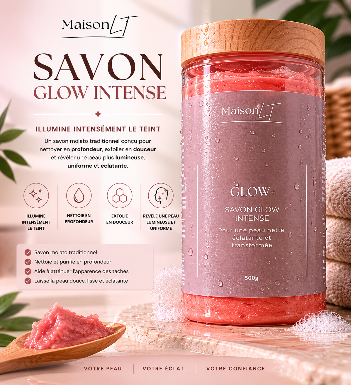 Savon Molato glow intense