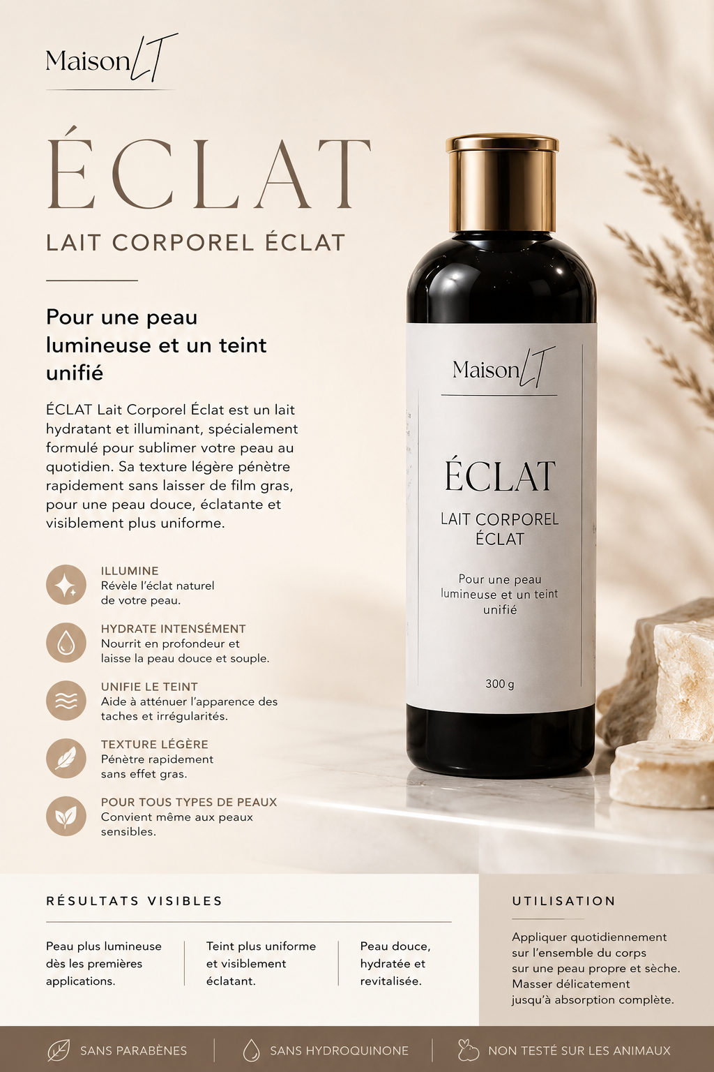 Lait Corporel Éclat